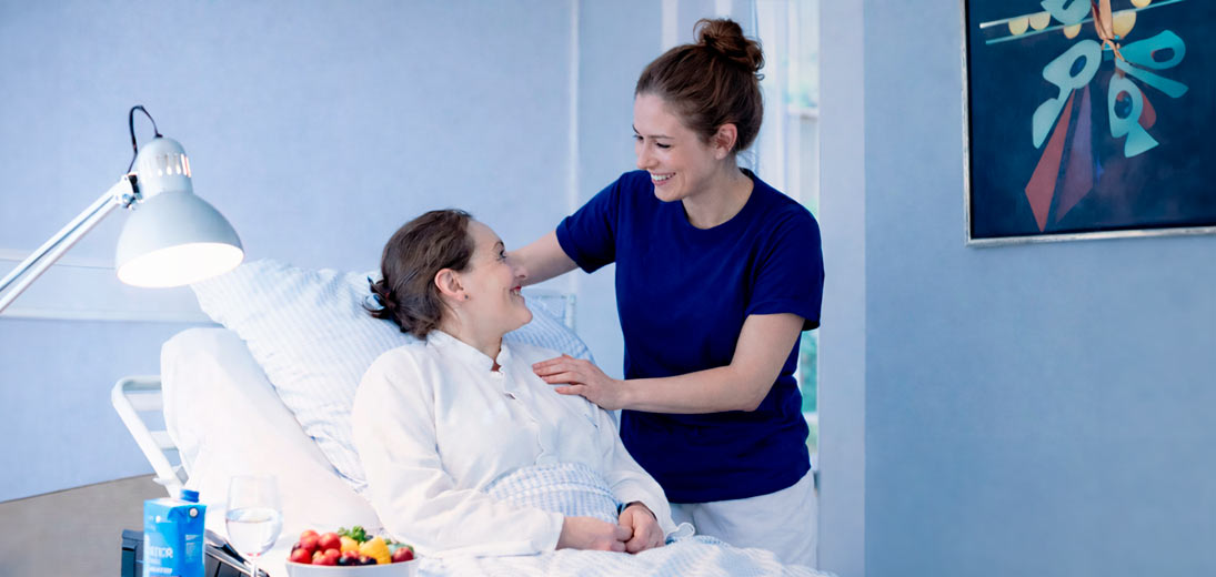 Patienthotel - komfortable, enkle værelser med plads til hvile